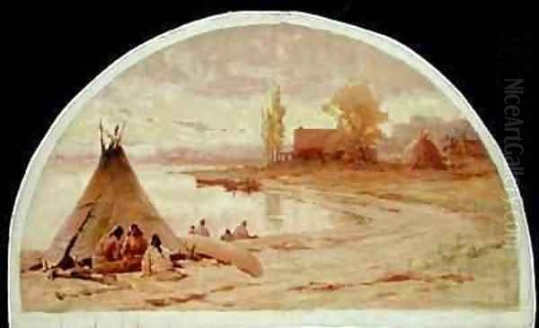 The Kinzie House near Fort Dearborn Chicago Illinois - view 1