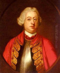 Portrait Of An Officer by John Giles Eccard