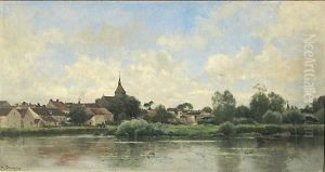 Riverscape Along The Yonne