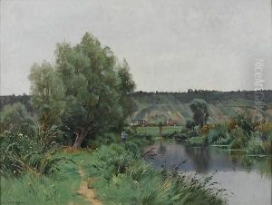An Angler By A River An Angler By A River