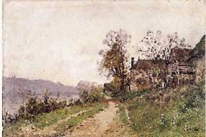 Chemin Anime De Personnages Longeant Une Riviere Chemin Anime De Personnages Longeant Une Riviere