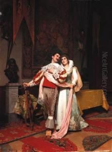 The Lover's Farewell by Alfonso Savini