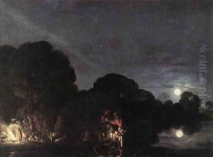 Flight into Egypt 1609 by Adam Elsheimer