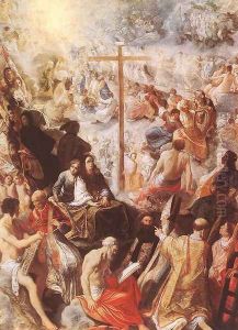 Glorification of the Cross c. 1605 by Adam Elsheimer