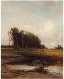 Deer Island In Sokolniki by Alexei Kondratyevich Savrasov