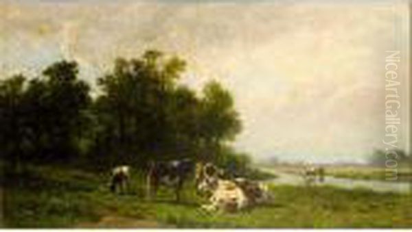 Cows In A Meadow - view 1