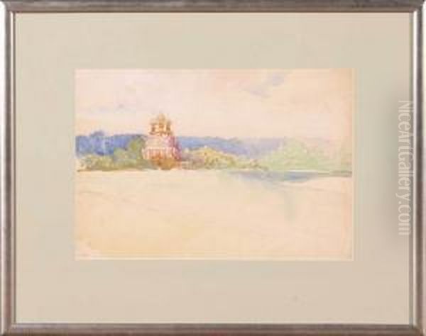 Widok Z Moskwy - Cerkiew, 1916 R. - view 1
