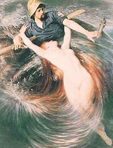 The Fisherman and the Siren by Knut Ekvall