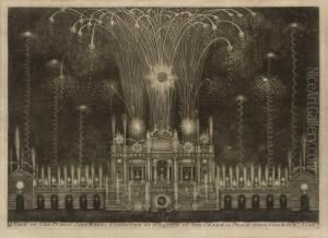 A View Of The Public Fire Works Exhibited On Occasion Of Thegeneral Peace A View Of The Public Fire Works Exhibited On Occasion Of Thegeneral Peace
