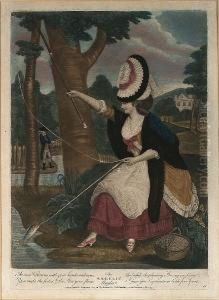 The Angelic Angler by Robert Sayer