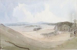 Goodwood Racecourse From Trundle Hill by Charles, Charley Sayers