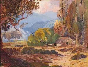 Autumn Mountain Landscape by Fred Grayson Sayre