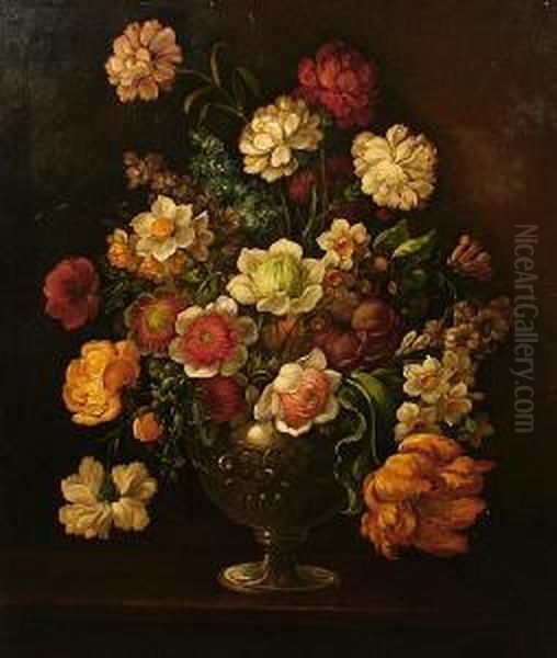 Still Life Of Mixed Flowers - view 1