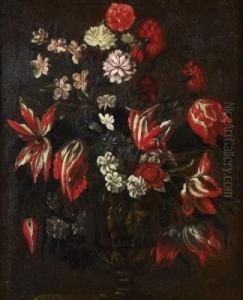 Vase De Fleurs by Andrea Scaccati