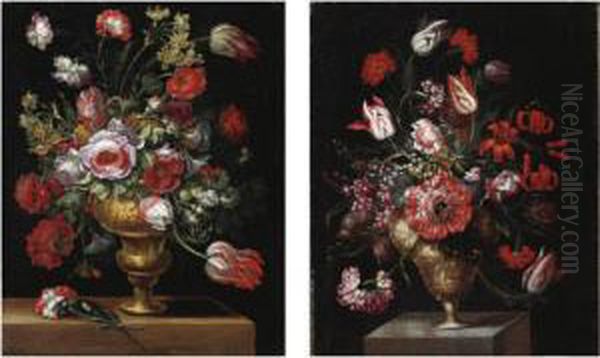 Nature Morte Con Vasi Di Fiori - view 1
