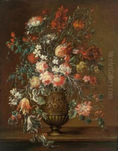 Due Vasi Di Fiori by Andrea Scaccati
