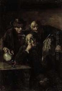 Lettura In Taverna by Giuseppe Michele Scaglia