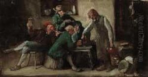 Scena Di Taverna by Giuseppe Michele Scaglia