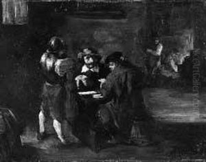 partita A Carte In Un Interno by Giuseppe Michele Scaglia