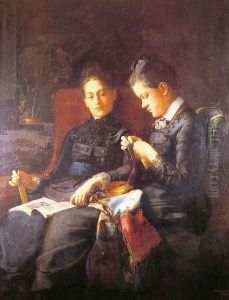 Two Sisters by Susan Macdowell Eakins