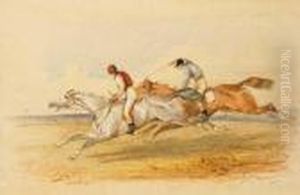 The Cadger Beating Robin Wood by Robert Richard Scanlan