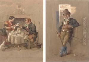 Eight Illustrations Depicting The Life Of Mr O'donohoo by Robert Richard Scanlan