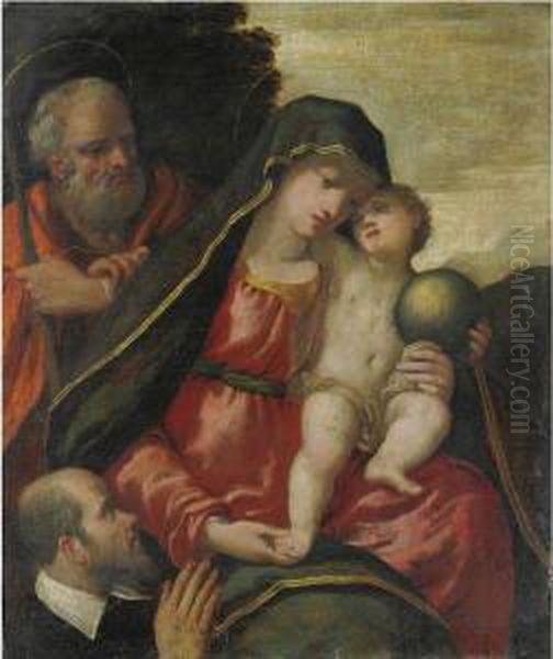 Sacra Famiglia Con Donatore - view 1