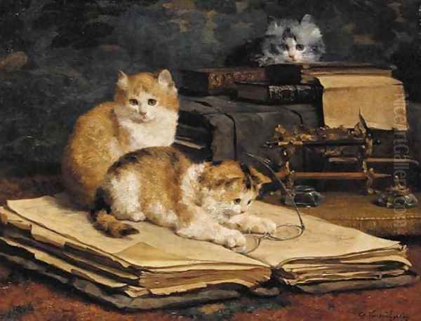 Feline librarians - view 1