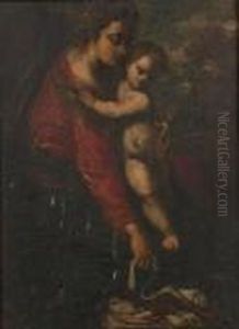 Madonna And Child by Ippolito Scarsella (see Scarsellino)