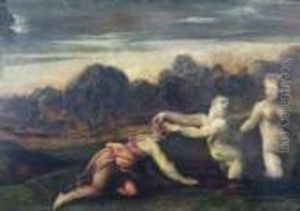 Scena Aulica by Ippolito Scarsella (see Scarsellino)