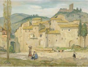 Veduta Di Assisi by Ferruccio Scattola