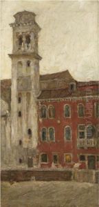 Campiello Con Campanile by Ferruccio Scattola