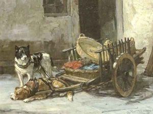 Les chiens se reposent
