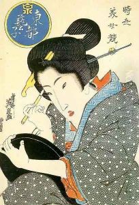 Contest of Beauties: A Geisha from the Eastern Capital, 1818-1830 by Keisai Eisen