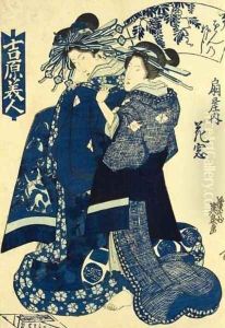Hanamado from the House of Ogi by Keisai Eisen