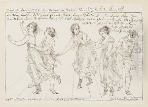 Das Tanzerpaar - Vigano by Johann Gottfried Schadow