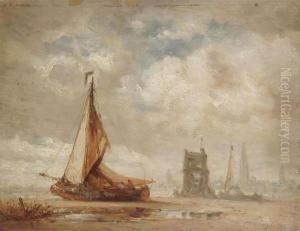 View On Antwerp by Hendrik Frans Schaefels