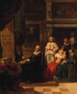 The Recital by Hendrik Frans Schaefels