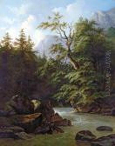 /attributed Paesaggio Montuoso - view 1