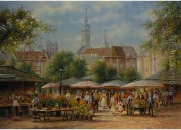 Der Viktualienmarkt - view 1