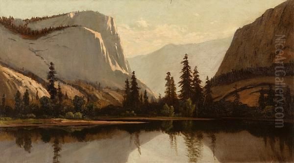 Yosemite From The Merced - view 1