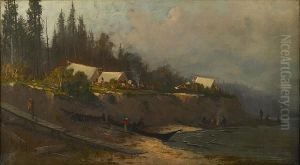 Indians On Puget Sound Near Port Townsend, Washington