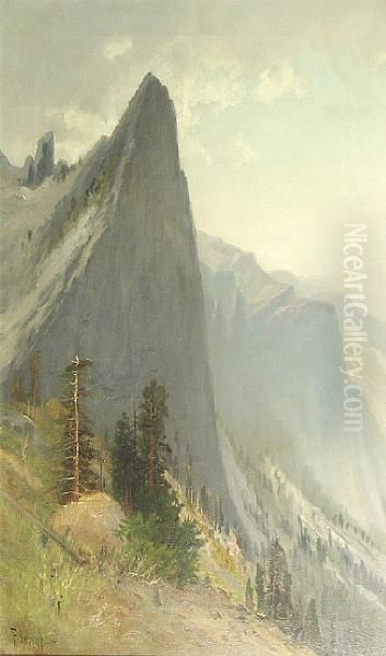 Yosemite Valley From Union Point Lookingsouth - view 1