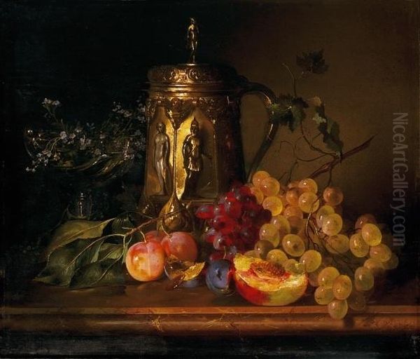 Still Life Of Friuts With Cup - view 1