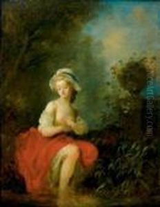 Jeune Femme Au Bain