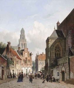 View in Utrecht by Adrianus Eversen