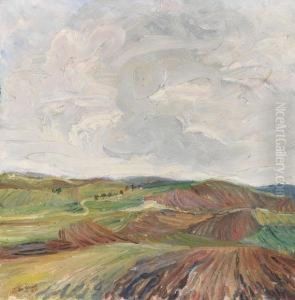 Herbst In Der Holledau by Josef Scharl