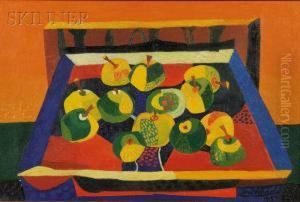 Still Life With Apples by Josef Scharl