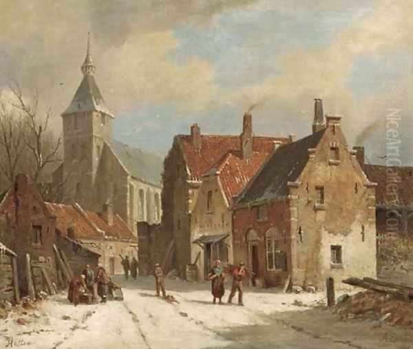 Hattem in winter - view 1