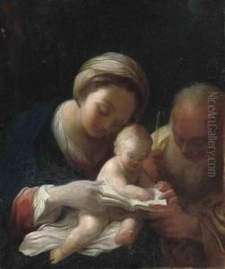 The Holy Family by Bartolomeo Schedoni
